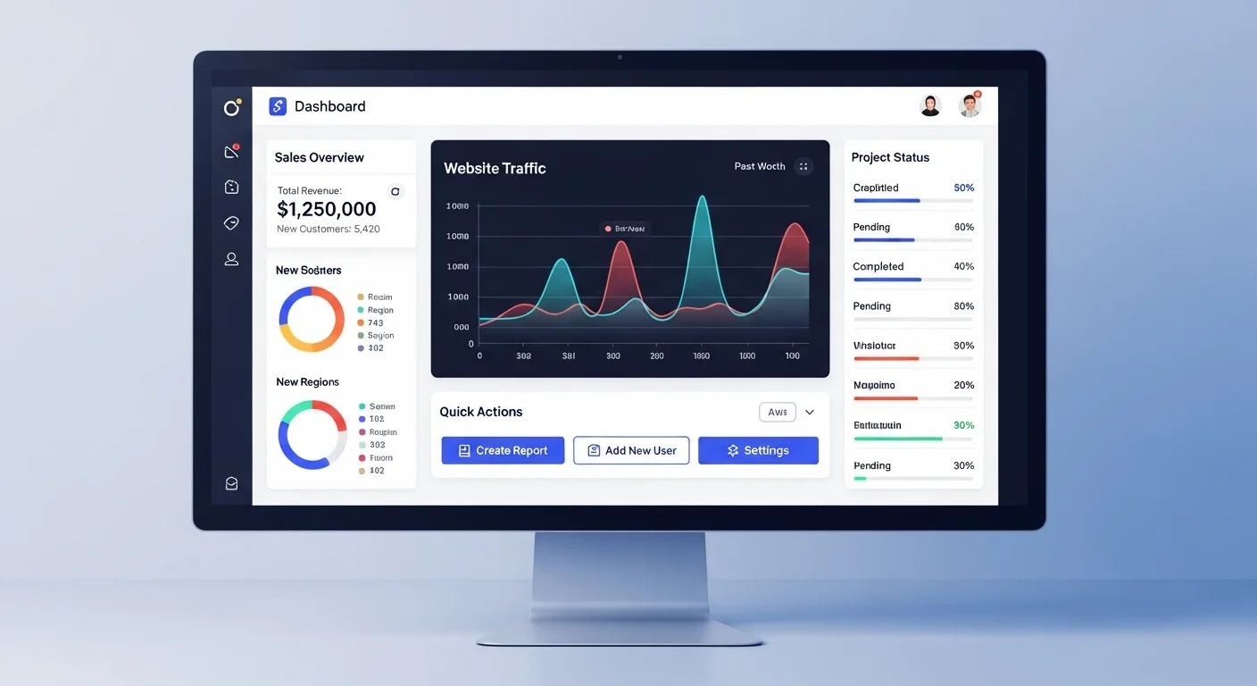 Интерфейс дашборда